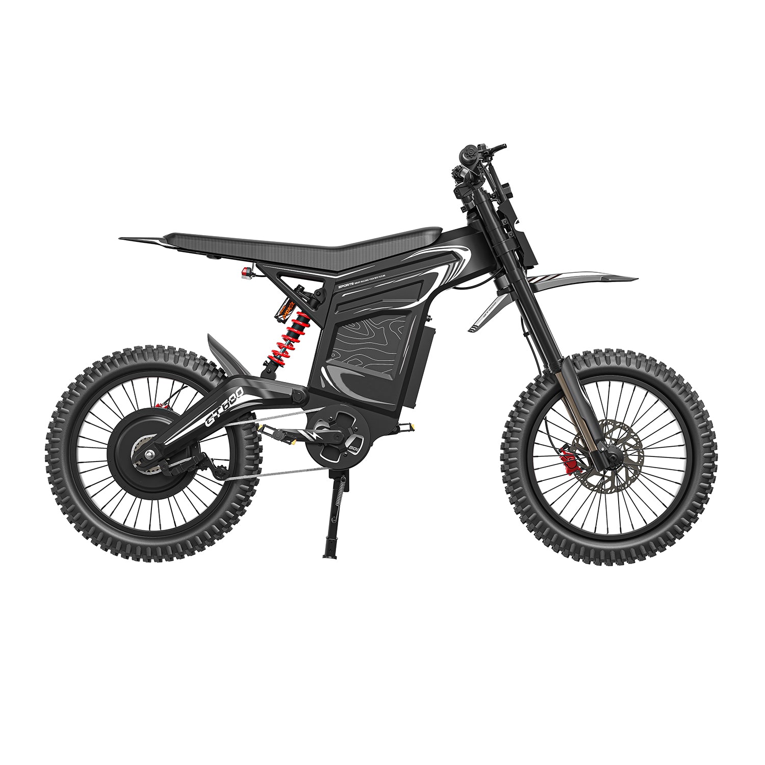 7500W High Power Electric Dirt Bike with 80 km/h Speed and 100 km Range
