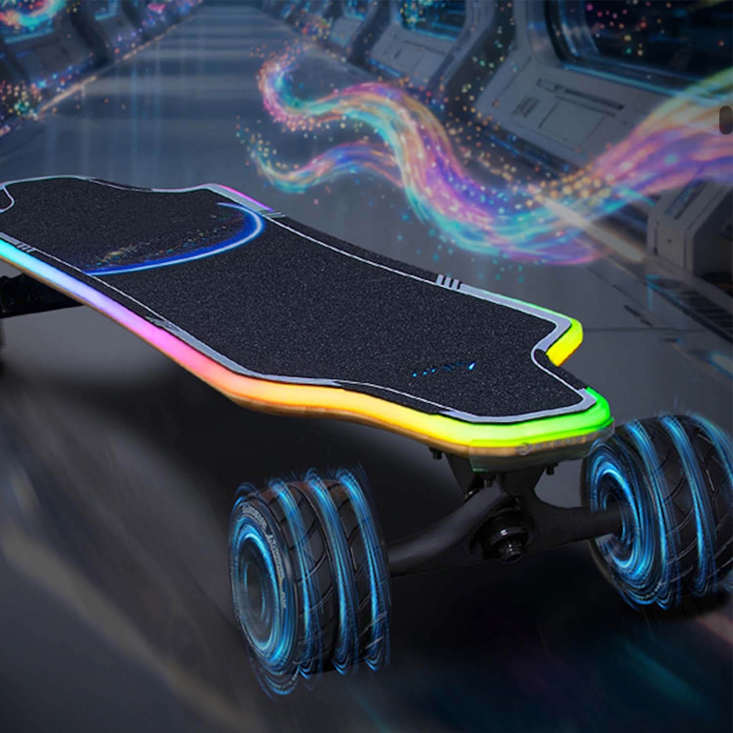 Ultra-Thin Lightweight Electric Skateboard with 25km Range